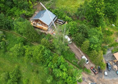 Reconstruction d’un chalet à Waldersbach (67)
